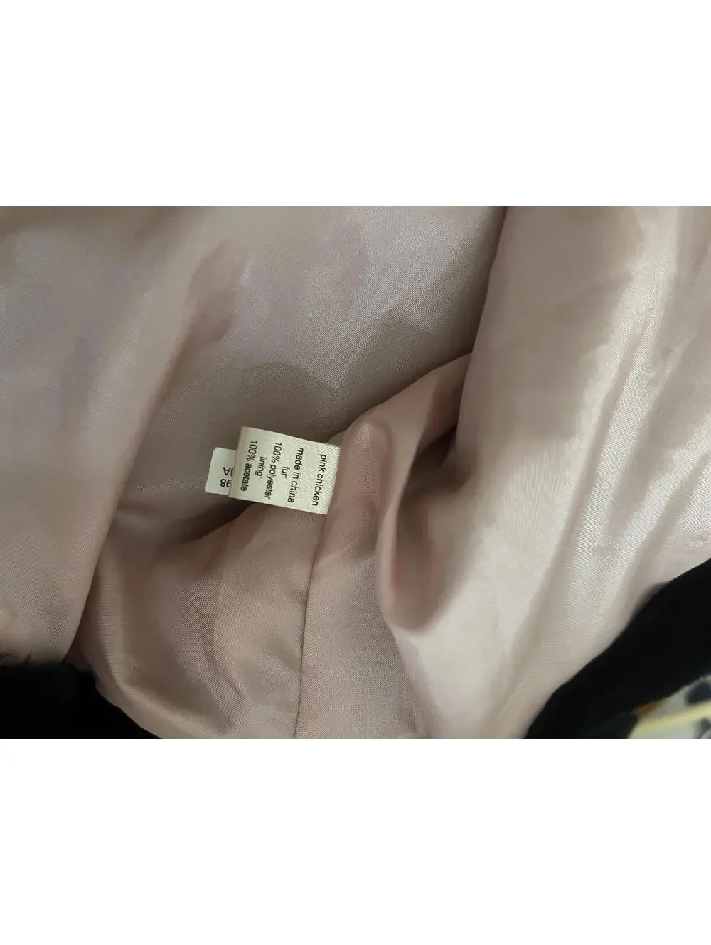 Pink Chicken Faux Fur Kate Coat, Tan/Blue/Brown/Navy